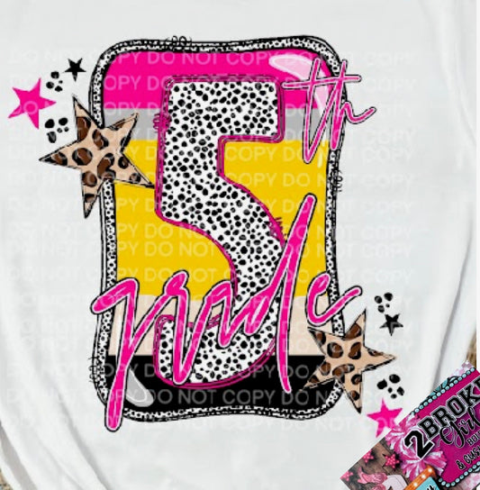 Fifth Grade Tee - Softstyle or Comfort Color