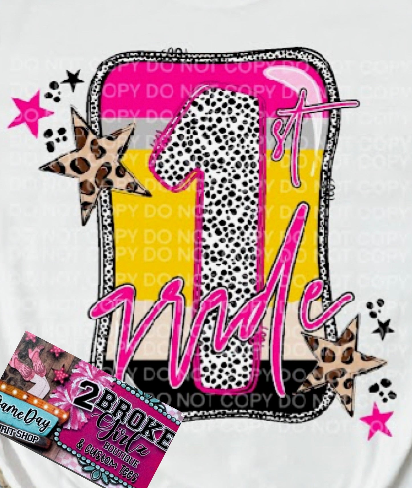 First Grade Tee- Softstyle or Comfort Color