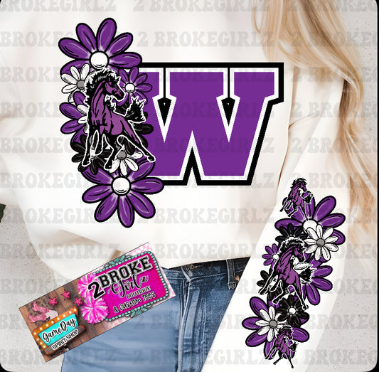 Outlaws Floral Tee/Sweatshirt