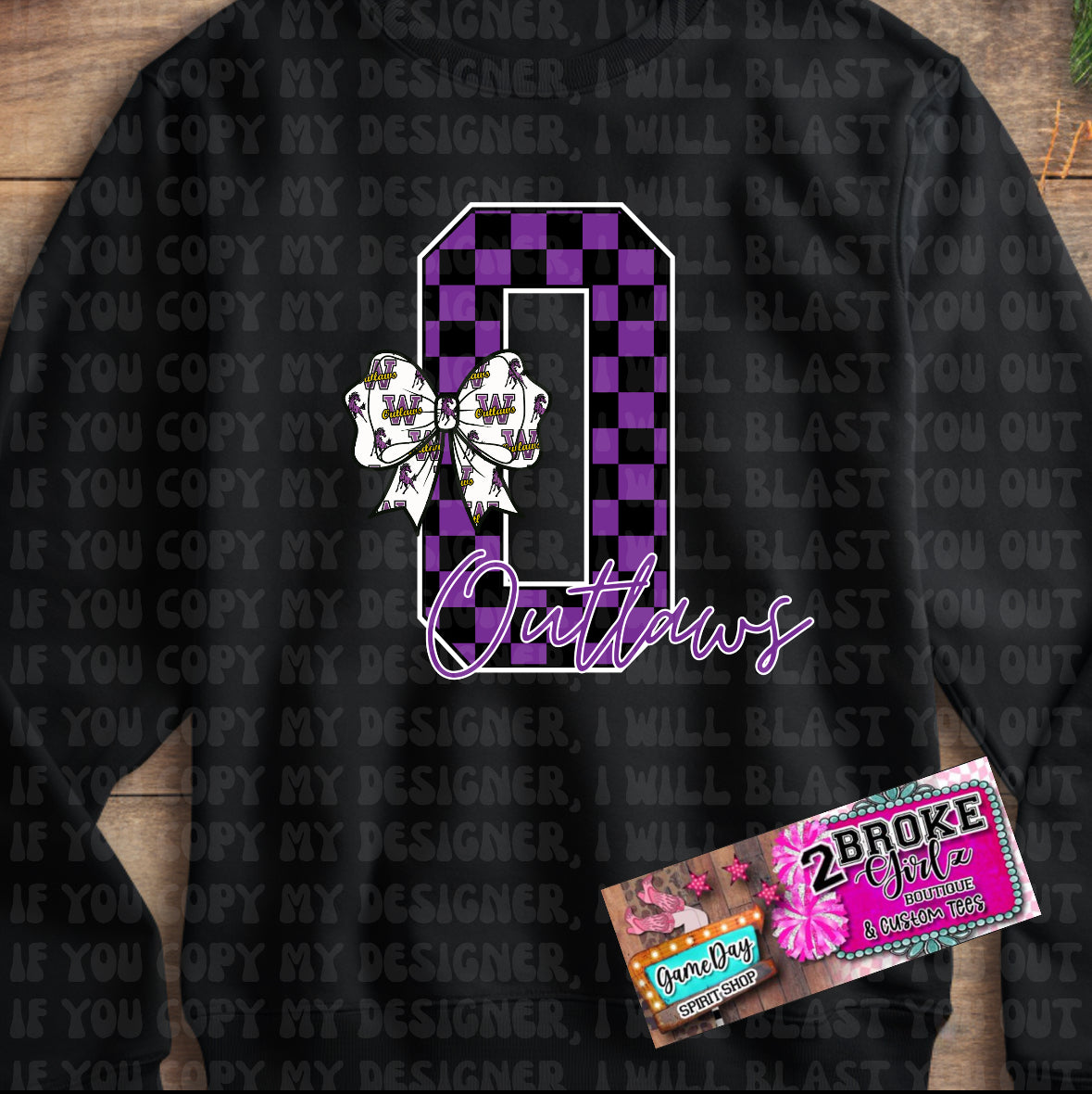 Outlaws Spirit Wear Tee/Sweatshirt