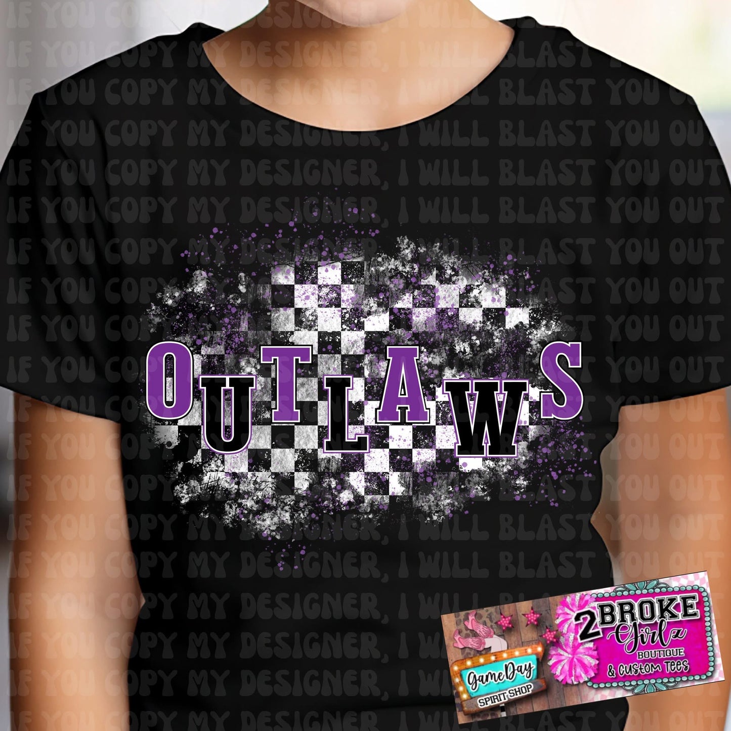 Custom Paint Splatter Graphic Tee