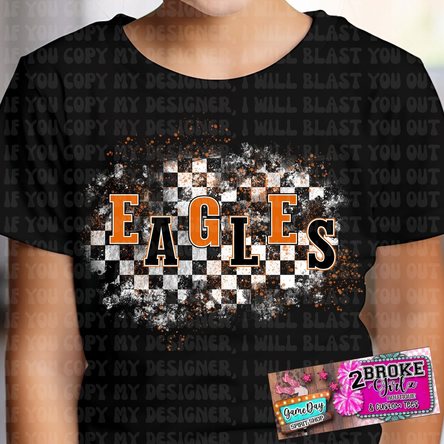 Custom Paint Splatter Graphic Tee