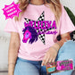 Custom Neon Mascot Tee/Sweatshirt - 2 Broke Girlz Exclusive