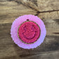 Pink Chenille Smiley Freshie