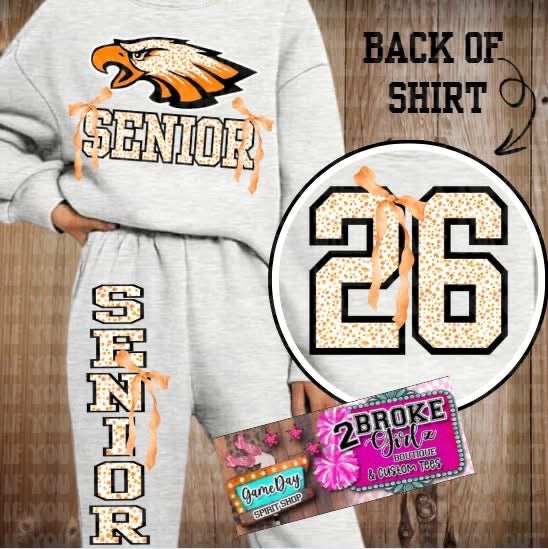 Eagles Senior 26’ - Sweatshirt OR Sweatpants