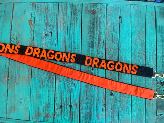 Dragons Beaded Stadium Bag Strap