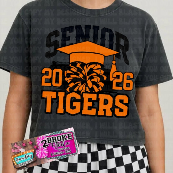 Wilson Tigers Senior Cheer PNG