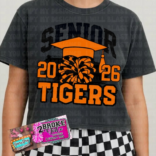 Wilson Tigers Senior Cheer PNG