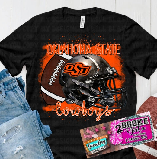 OSU Cowboys Splatter