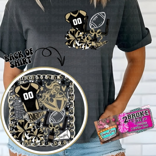 KNIGHTS DOODLE 2 PC SET