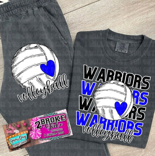 Glenpool Warriors volleyball