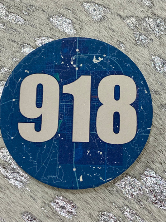 918 Set of 2 Car Coasters