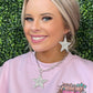 Concert Ready Rhinestone Star Earrings